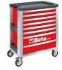 Beta C39/8-R 8 fiókos szerszámkocsi ÜRES piros