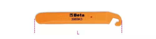 Beta 3969K3  Gumileszedő, 3 db, műanyag