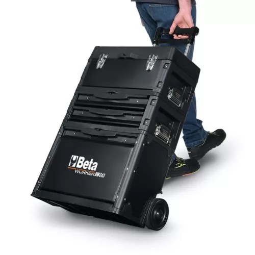 Beta BW 4300E/21 3 modulos szerszámkocsi 212 darabos szerszámkészlettel általános karbantartáshoz