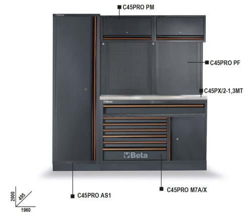 Beta C45PRO/EX műhelyberendezés összeállítás