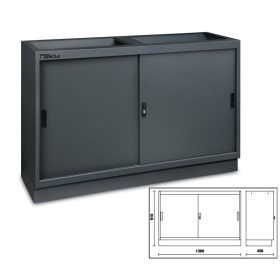   Beta C45PRO MAL 2 ajtós, 1360 mm hosszú rögzített modul a a Beta C45PRO műhelyberendezés összeállításhoz ÜRES
