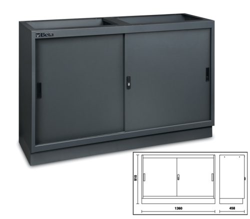 Beta C45PRO MAL 2 ajtós, 1360 mm hosszú rögzített modul a a Beta C45PRO műhelyberendezés összeállításhoz ÜRES