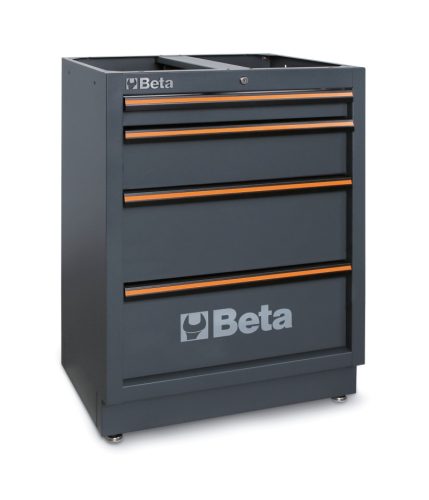 Beta C45PRO M4 4 fiókos rögzített modul a a Beta C45PRO műhelyberendezés összeállításhoz ÜRES