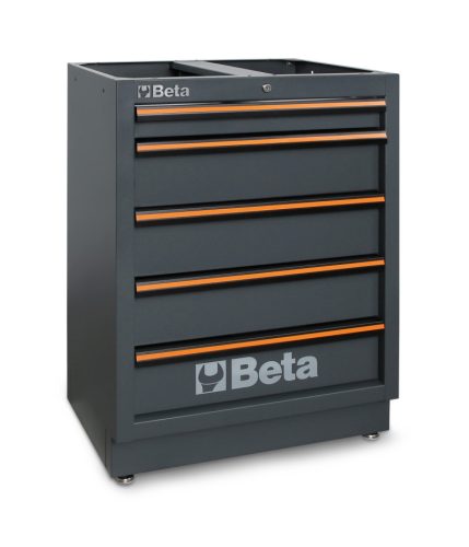Beta C45PRO M5 5 fiókos rögzített modul a a Beta C45PRO műhelyberendezés összeállításhoz ÜRES