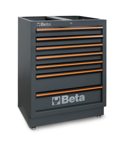 Beta C45PRO M7 7 fiókos rögzített modul a a Beta C45PRO műhelyberendezés összeállításhoz ÜRES