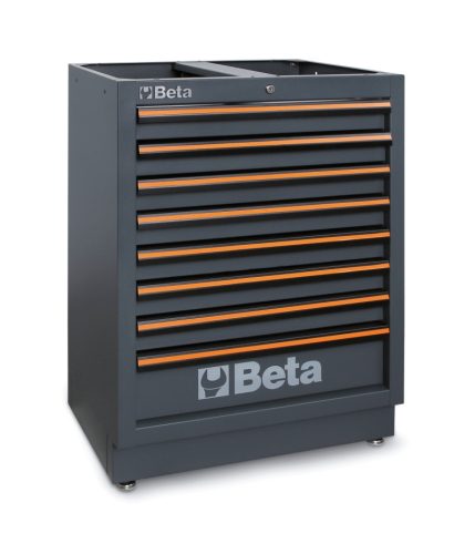 Beta C45PRO M8 8 fiókos rögzített modul a Beta C45PRO műhelyberendezés összeállításhoz ÜRES