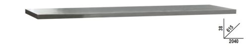 Beta C45PRO 2.0 PXE/3-2,0MT C45PRO 2.0 rozsdamentes acéllal fedett MDF munkalap, 2040 mm x 615 mm