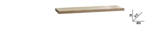 Beta C45PRO 2.0 PWE/1-0,7MT C45PRO 2.0 rétegelt fa munkalap, 680 mm x 615 mm