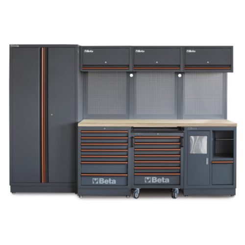 Beta C45PRO 2.0 W C45PRO 2.0 műhelyberendezés összeállítás 268 részes szerszámkészlettel