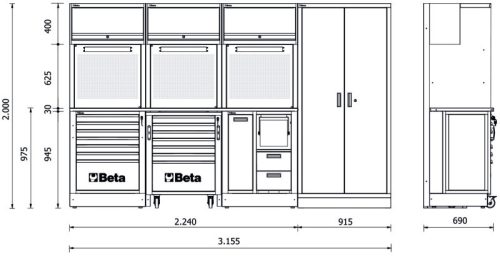 Beta RSC50 F Műhelyberendezés