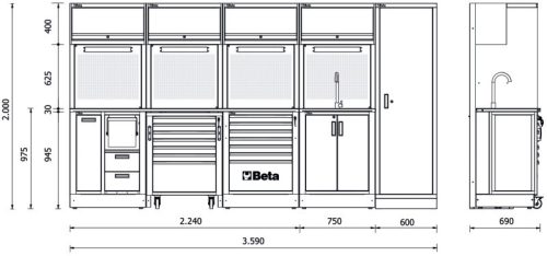 Beta RSC50 H Műhelyberendezés