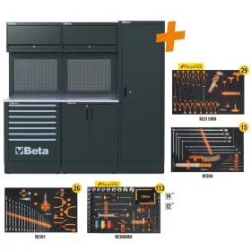   Beta RSC50 2.0 DX/223UT-RSC50 Műhelybútor-kombináció RSC50 2.0 223 szerszámmal