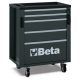 Beta RSC50 C5 5 fiókos szerszámkocsi a Beta RSC50 műhelyberendezés összeállításhoz ÜRES