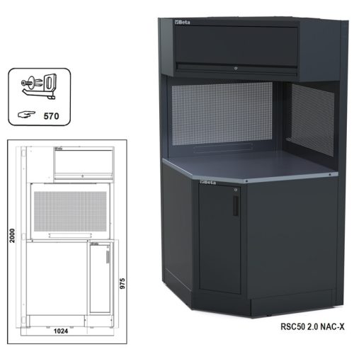 Beta RSC50 2.0 NAC-X Önálló teljes sarok az RSC50 2.0 műhelyberendezés összeállításhoz