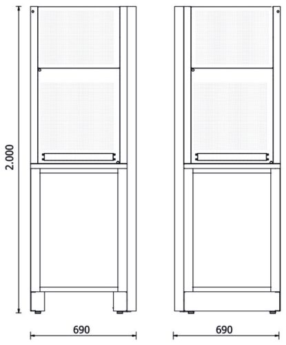 Beta RSC50 AC Önálló teljes sarok az RSC50 műhelyberendezés összeállításhoz