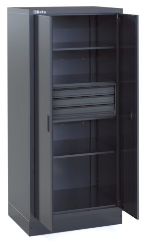 Beta RSC50 2.0 A2/3C 3 fiókos, kétajtós lemez szerszámszekrény RSC50 2.0 műhelyberendezés összeállításhoz