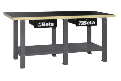 Beta C56W-O Fa munkalapos munkapad 2000x720x898mm ÜRES narancs