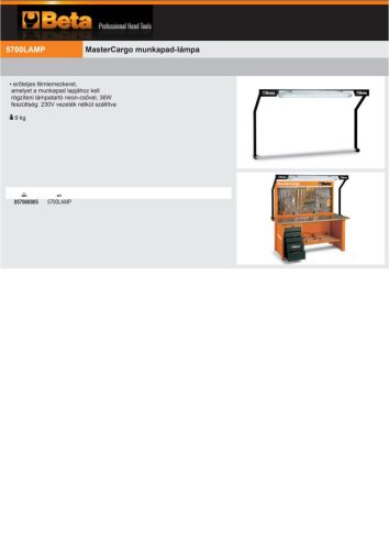 Beta 5700LAMP MasterCargo munkapad-lámpa