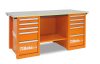 Beta C57SC-O MasterCargo munkapad 1900x790x830mm ÜRES narancs