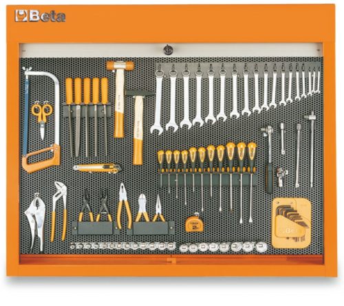 Beta C58P-O Szerszámtartó fal ÜRES narancs