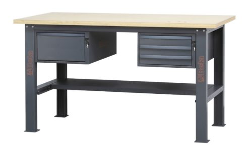 Beta C58BC-W1,6 4C/O 4 fiókos, fa munkalapos munkapad, 1,6 m széles