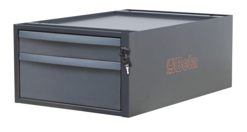 Beta C58CS/O 2C 2 fiókos, 257 mm magas szerszámtároló a C58BC moduláris munkapadokhoz
