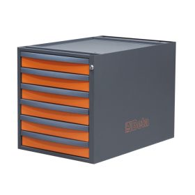   Beta C58CSH/O 6C 6 fiókos, 479 mm magas szerszámszekrény a C58BC moduláris munkapadokhoz
