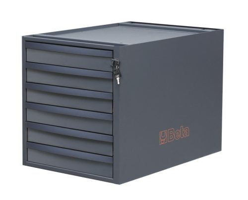 Beta C58CSH/O 6C 6 fiókos, 479 mm magas szerszámszekrény a C58BC moduláris munkapadokhoz