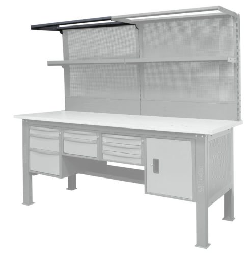 Beta C58BLP-1M LED lámpasín a C58BC moduláris munkapadokhoz, 2,1 m széles