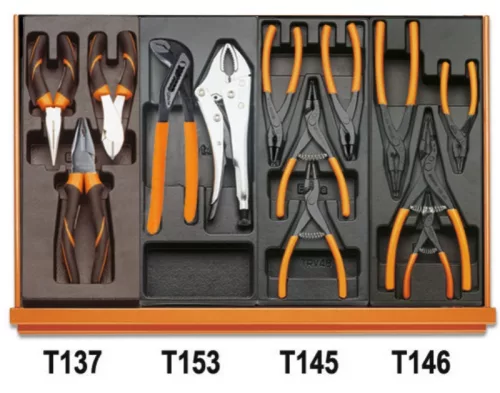 Beta 5904VI/3T 144 darabos szerszámkészlet ipari karbantartási munkákhoz ABS hőformált tálcában