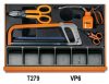 Beta 5904VI/3T 144 darabos szerszámkészlet ipari karbantartási munkákhoz ABS hőformált tálcában