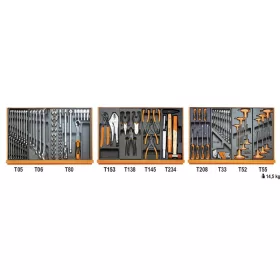   Beta 5904VG/2T 99 szerszámból álló autójavító készlet ABS hőformált tálcában