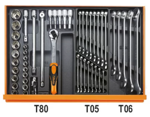 Beta 5904VG/5T 153 szerszámból álló autójavító készlet ABS hőformált tálcában