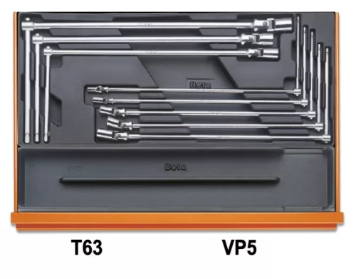 Beta 5904VG/3T 146 darabos szerszámkészlet univerzális alkalmazásra ABS hőformált tálcában