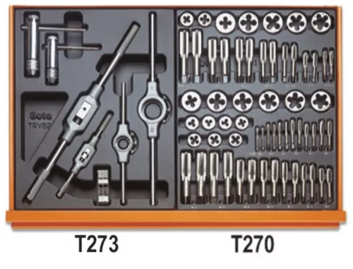 Beta 5908VI/2T 232 darabos szerszámkészlet ipari karbantartási munkákhoz ABS hőformált tálcában