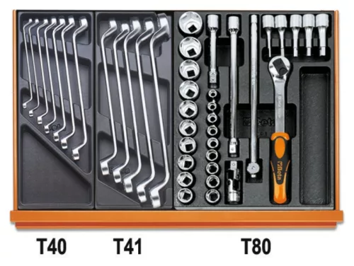 Beta 5910VI/3T 261 darabos szerszámkészlet ipari karbantartási munkákhoz ABS hőformált tálcában