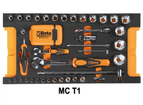Beta 5914VU/M 109 darabos szerszámkészlet a C14 húzható szerszámtáskához EVA habszivacs tálcában