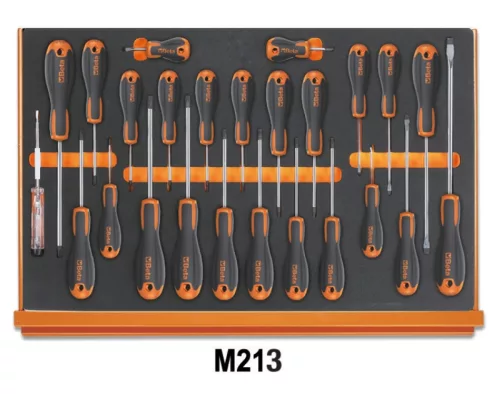 Beta 5988U/7M 215 szerszámból álló készlet univerzális alkalmazásra EVA habszivacs tálcában