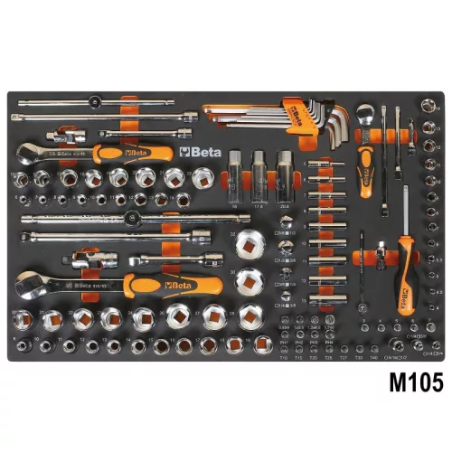 Beta 5988H/7M 333 darabos szerszámkészlet habszivacs tálcában