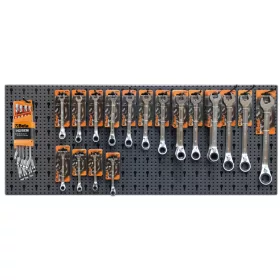   Beta 6600 M/40K 77 darab szerszámból álló készlet szerszámtartóval, fal nélkül