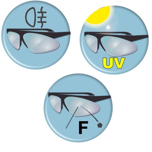 Beta 7076 BD Védőszemüveg sötét polikarbonát üveggel