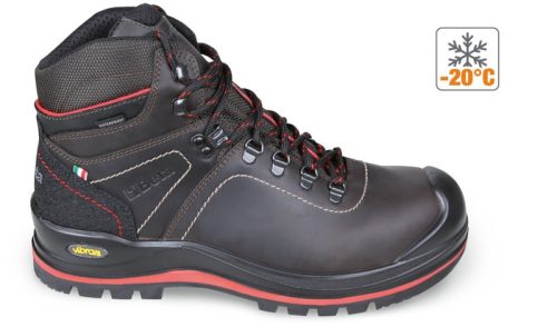 Beta 7294 HMC Heavy Duty Mérsékelten vízálló, faggyúzott full-grain bőr bokacipő nagyteljesítményű VIBRAM® járófelülettel, kopásálló betéttel a saroknál, és poliuretán orrvédővel 39