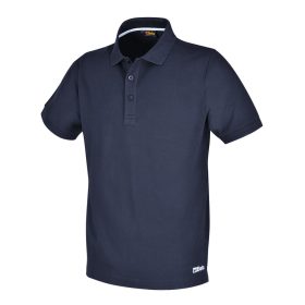   Beta 7552BL XS Három gombos munka pólóing, piqué pamut, 200 g/m3, kék XS
