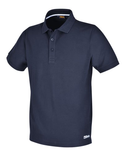 Beta 7552BL S Három gombos munka pólóing, piqué pamut, 200 g/m3, kék S