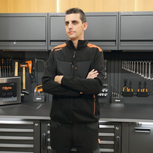 Beta 7564N XS Szellőző elasztikus polárdzseki, sokzsebes, fekete