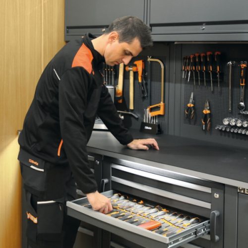 Beta 7564N XS Szellőző elasztikus polárdzseki, sokzsebes, fekete