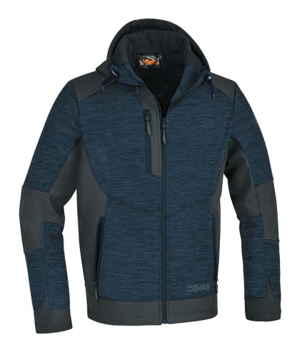 Beta 7637B Polár kapucnis felső softshell betétekkel L