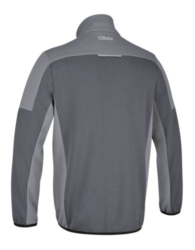 Beta 7643G XXXL Rövid cipzáras hosszú ujjú felső, 80% pamut, 20% poliészter, 280 g/m2, antracit/világos szürke XXXL
