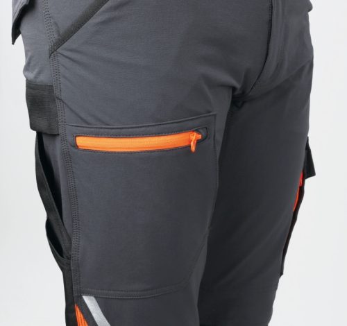 Beta 7650 Antracitszürke sokzsebes elasztikus munkanadrág XS