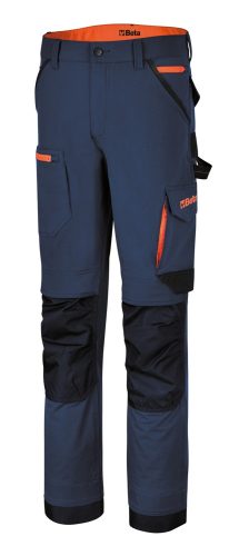 Beta 7650B Kék sokzsebes elasztikus munkanadrág XXXL